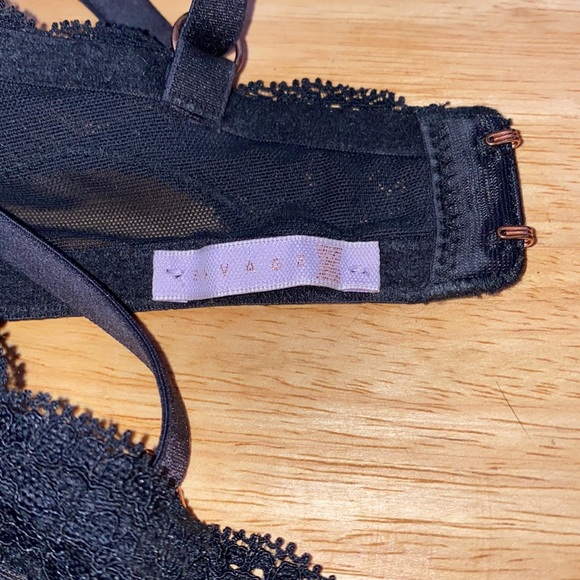 Savage X Fenty Mesh a Demi Cup Bra Black Caviar - Picture 4 of 4